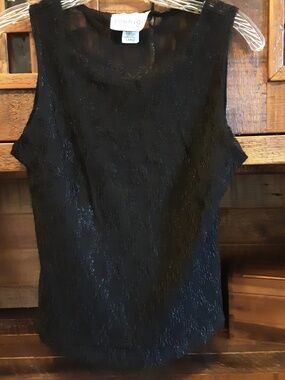 Younique Elegant Black Lacey Camisole Top